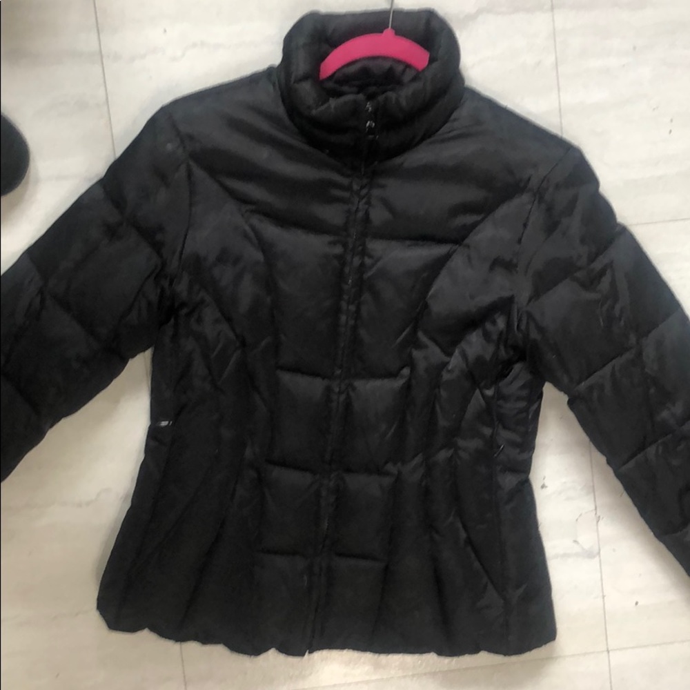 Black puffer coat. Lightly used.